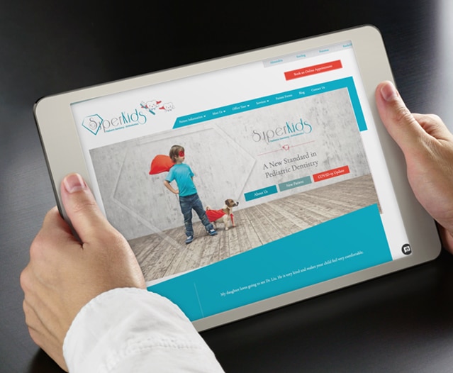 Pediatric dentistry website Design