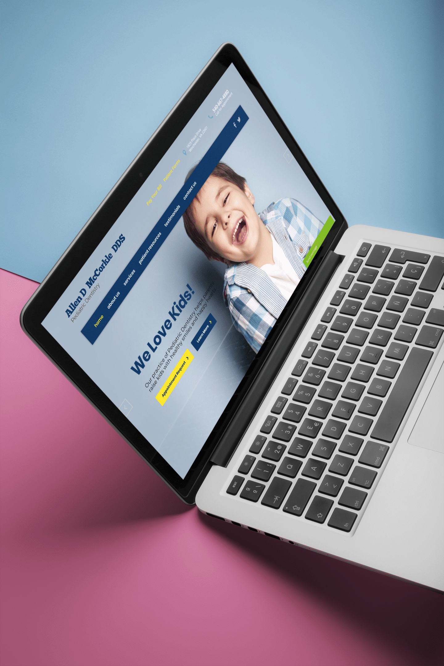 Pediatric Dentistry Website Design