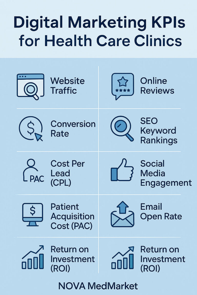 The Digital Marketing KPIs Every Health Care Clinic Should Track in 2025
